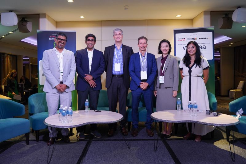 Industry panel at a renewable energy conference